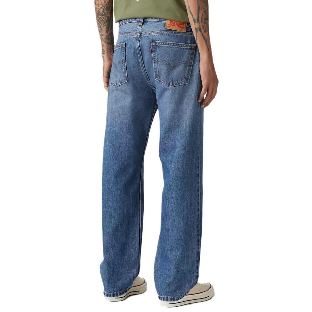 Levi's Jean 555   Délavé Homme Levi's Relaxed Straight Med Indig   W28