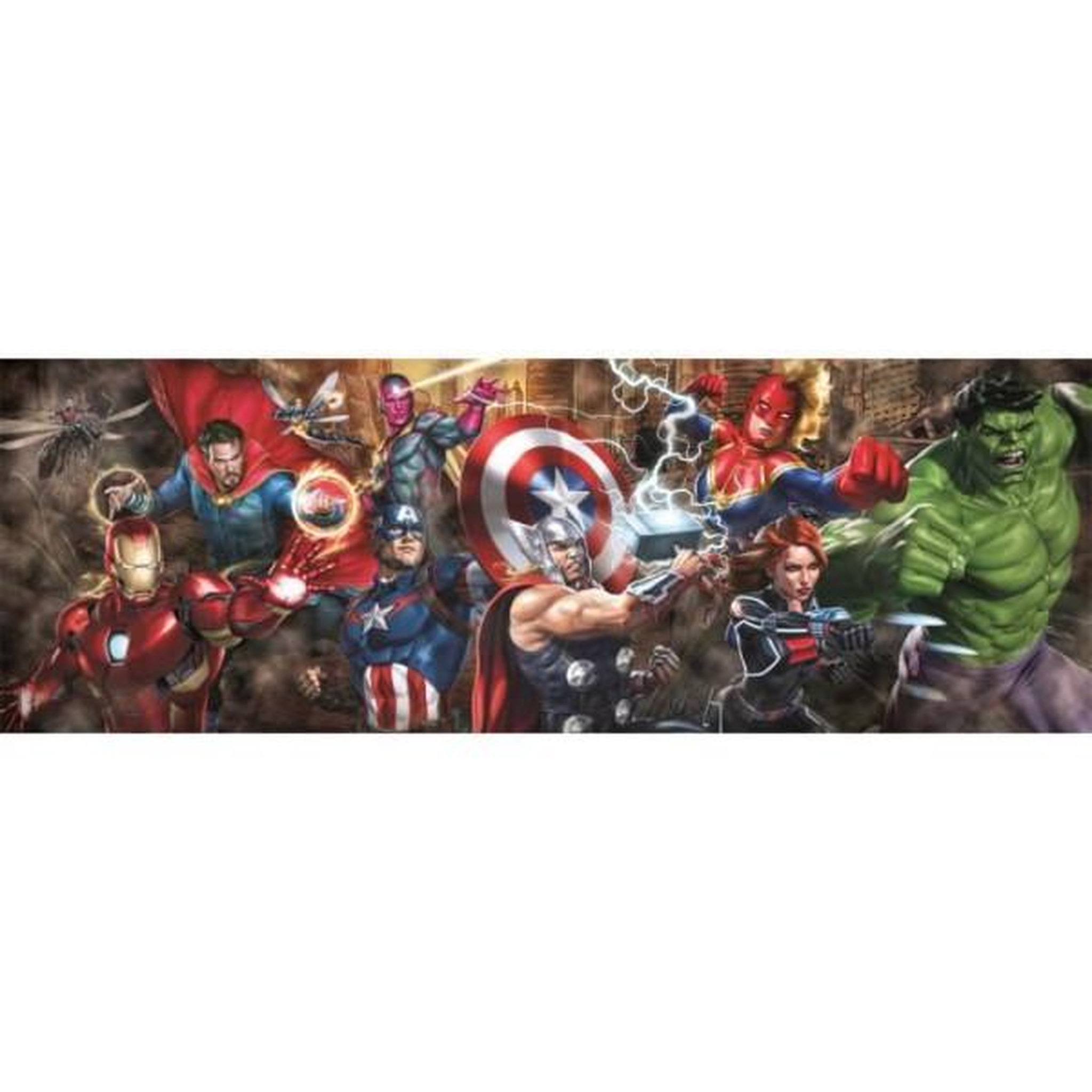Voir la diapositive 2 : CLEMENTONI Clementoni - compact 1000 pieces panorama - marvel, the avengers