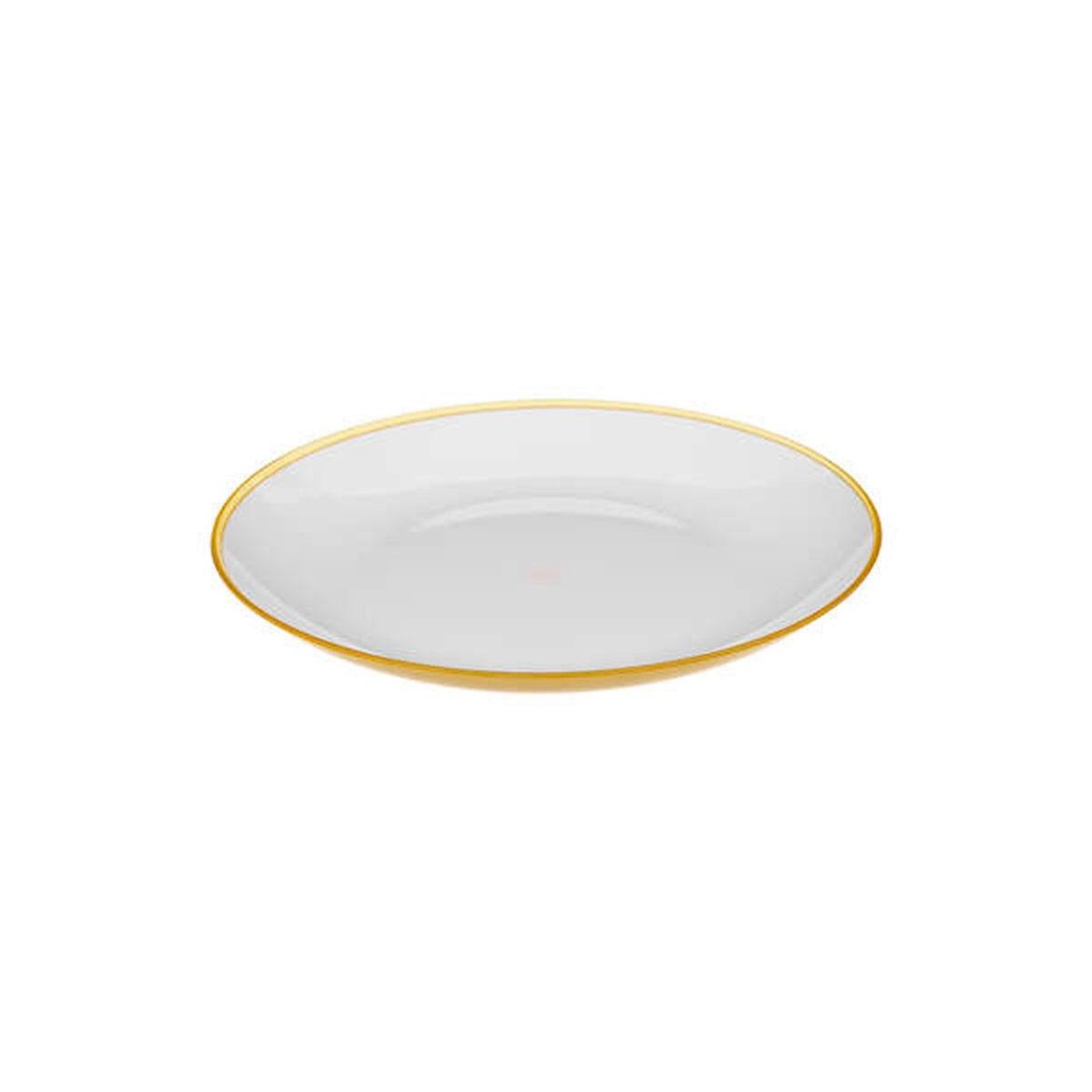 Voir la diapositive 2 : FIVE Lot de 6 assiettes plates réutilisables  square  25cm moutarde