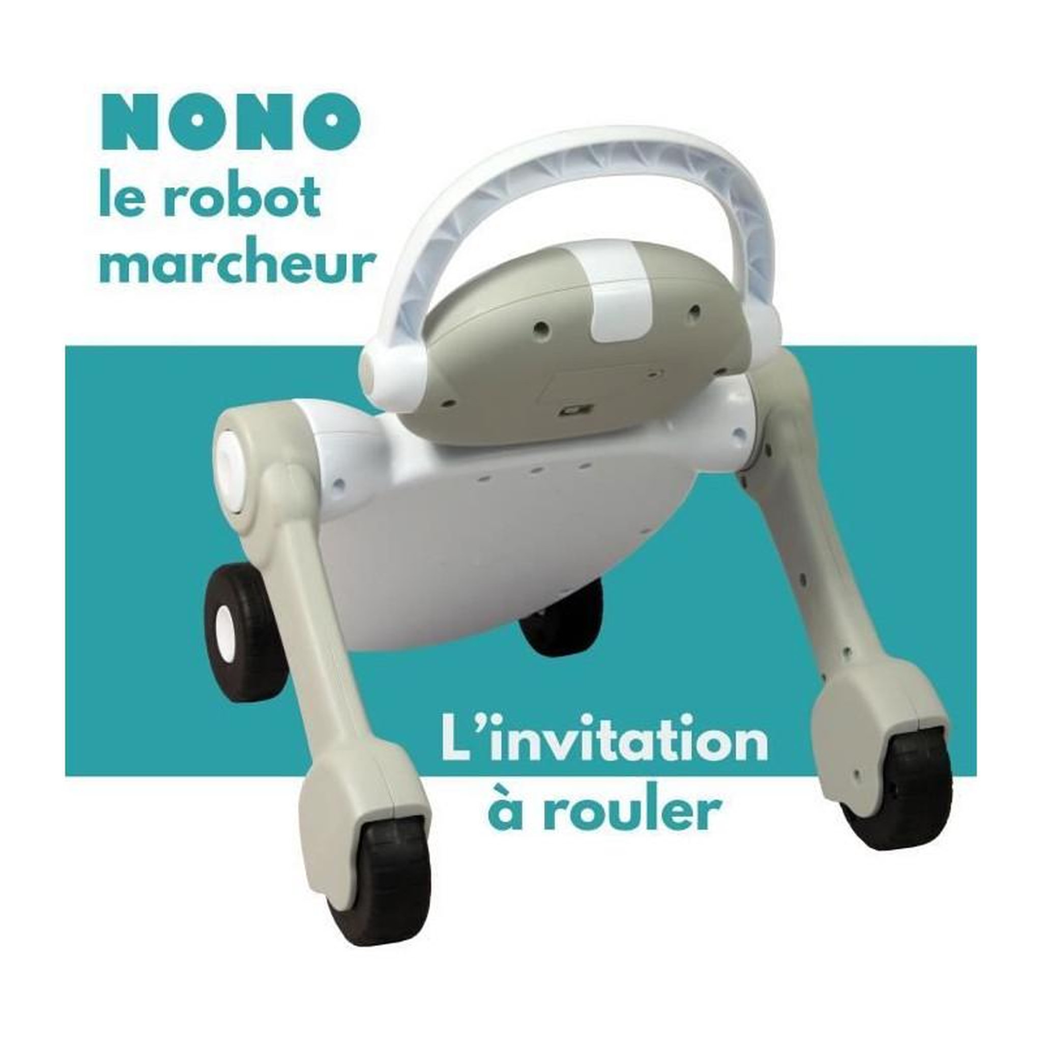 Voir la diapositive 4 : BAMBISOL Trotteur marcheur - BAMBISOL - Nono le Robot - De 10 a 36 mois - Parlant - Musical - Jeux électroniques interactifs - Blanc