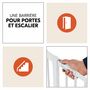 Voir la diapositive 5 : HAUCK Barrière de sécurité Clear Step 2 Blanc