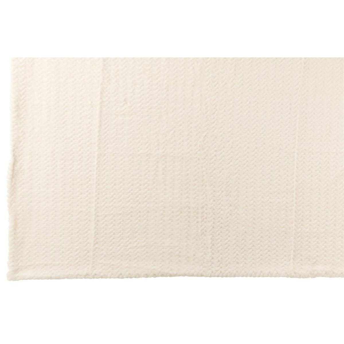 Paris Prix Plaid Uni  Winter  130x180cm Blanc
