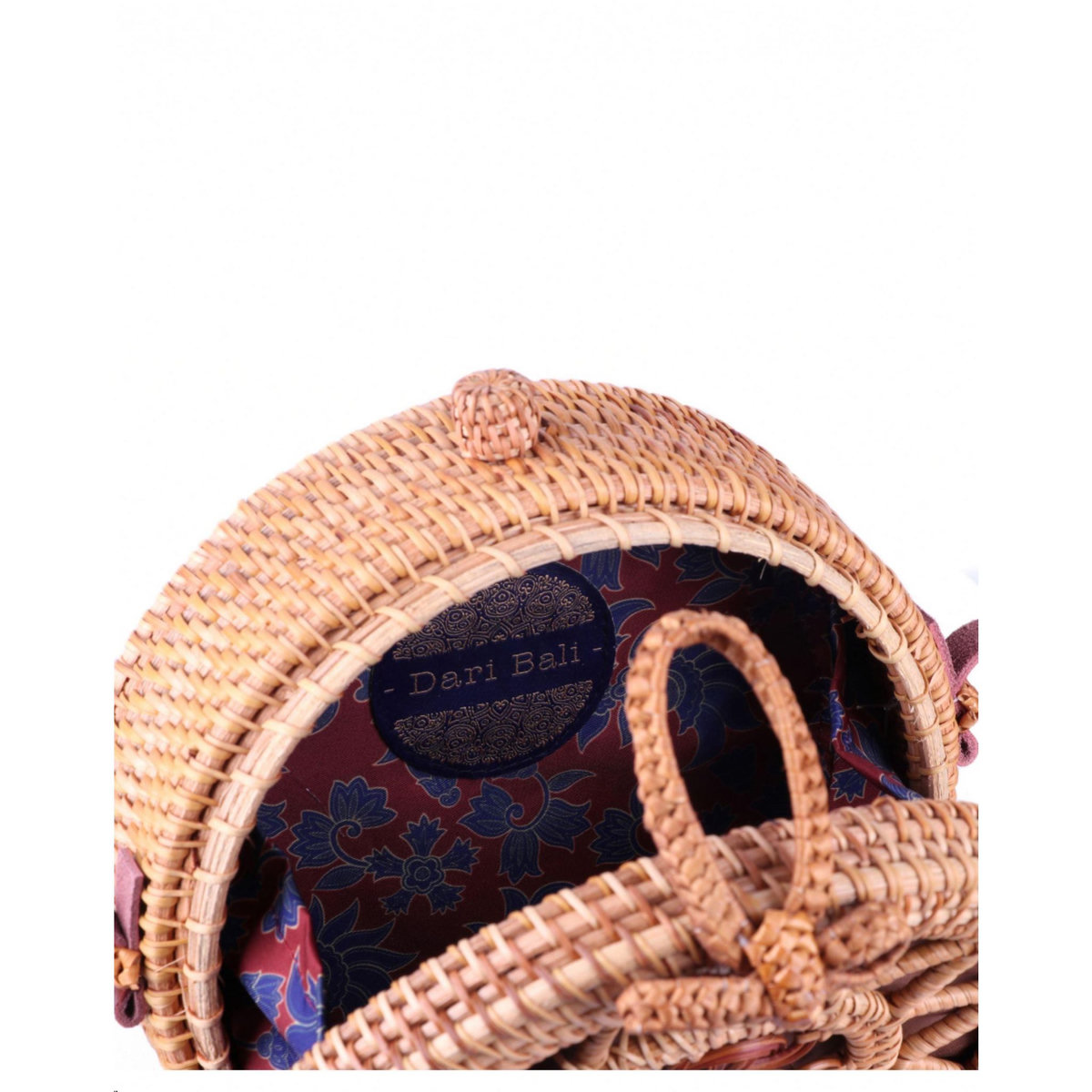 DARI BALI DARI BALI - Sac en paille SEMARAPURA 20 cm