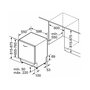 Voir la diapositive 5 : BOSCH Lave-vaisselle 60m 14 couverts 46db tout intégrable - SMH4HVX14E