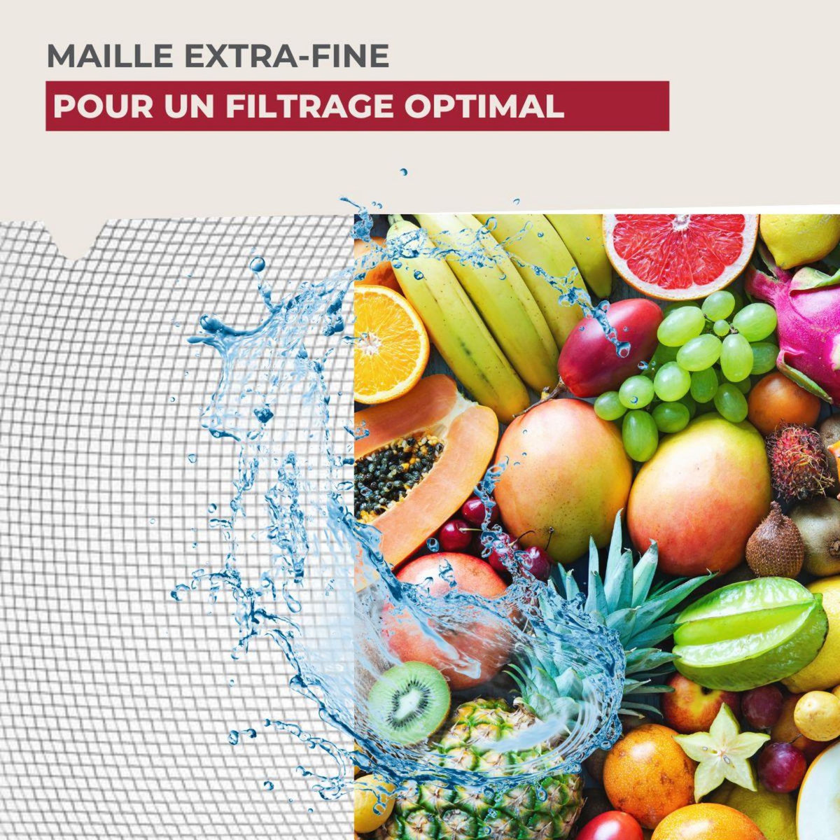 Fackelmann Set de 2 passoires inox 20 cm et 26 cm Fackelmann