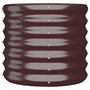 Voir la diapositive 3 : VIDAXL Jardiniere de jardin Acier enduit de poudre 40x40x36 cm Marron