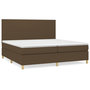 Voir la diapositive 2 : VIDAXL Sommier a lattes de lit avec matelas Marron fonce 200x200 cm