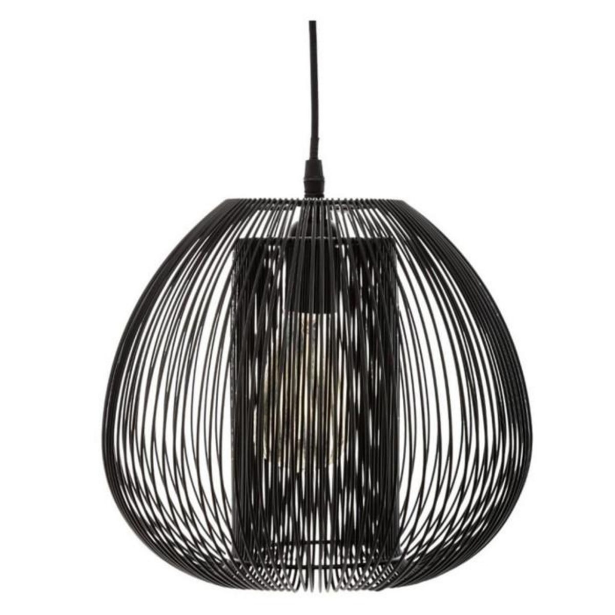 ATMOSPHERA Suspension Design en Métal  Noda  25cm Noir