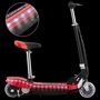 Voir la diapositive 2 : VIDAXL Trottinette pour enfants avec selle et LED 120 W rouge