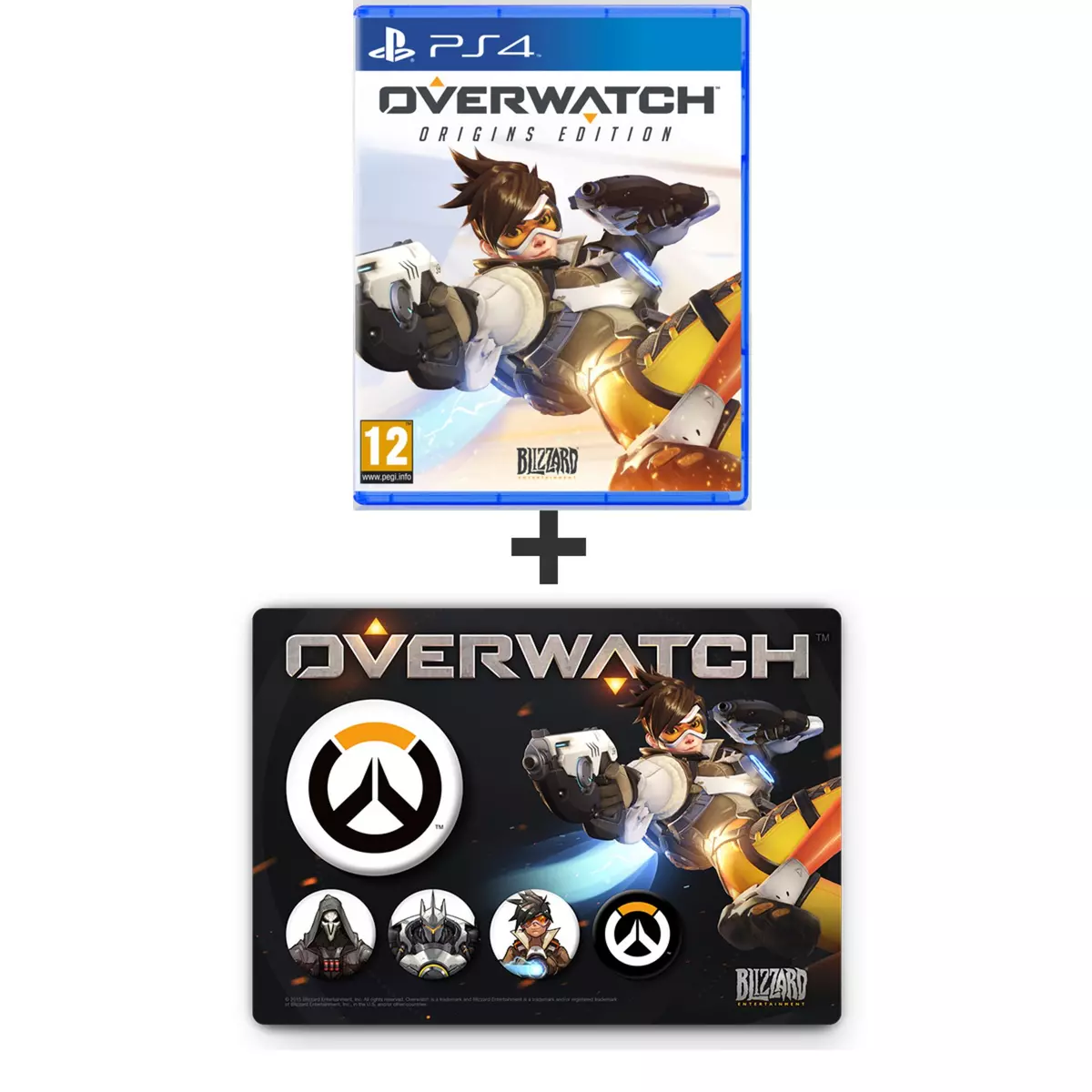 Overwatch : Origins Edition PS4 + Un set de badges