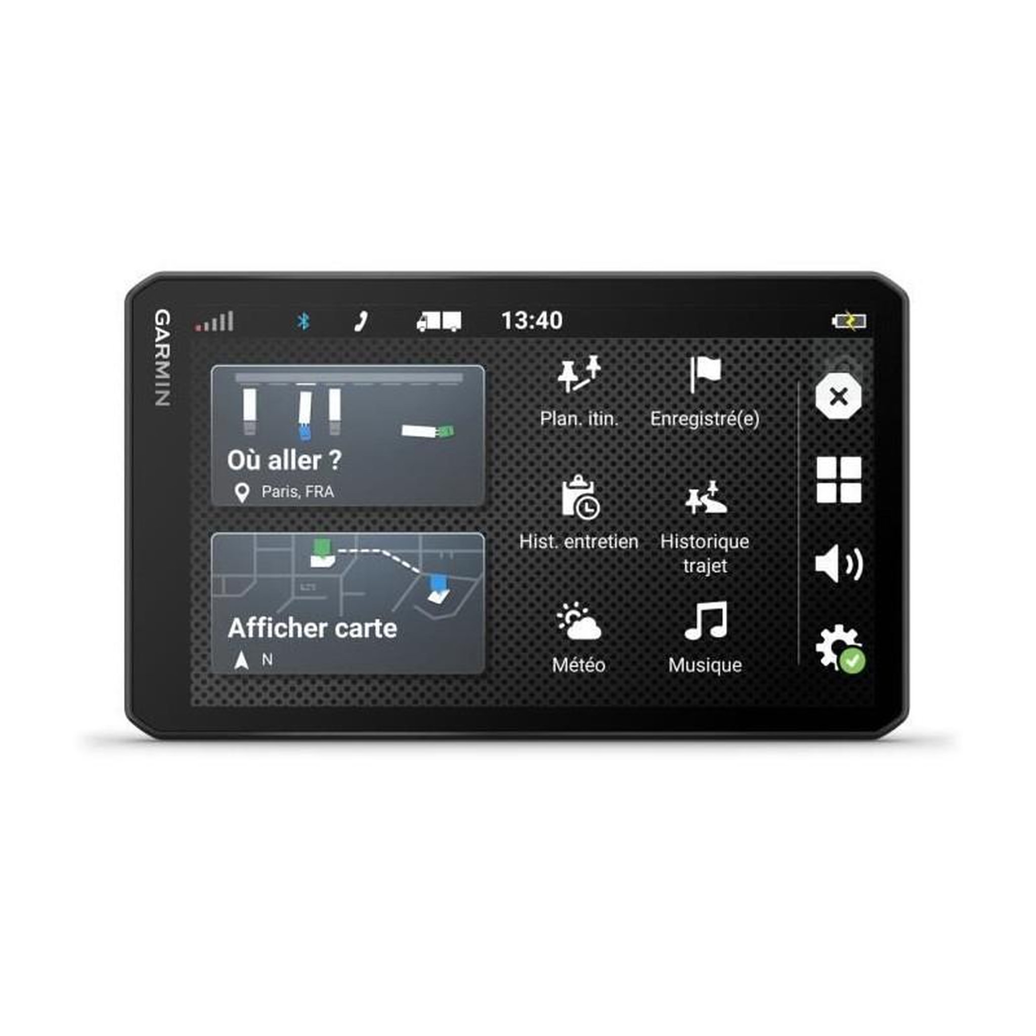 Voir la diapositive 3 : GARMIN GPS poids-lourds DezlCam LGV710 - GARMIN - 7- avec Dashcam intégrée pour les routiers professionnels