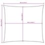 Voir la diapositive 6 : VIDAXL Voile de parasol tissu oxford carre 7x7 m marron