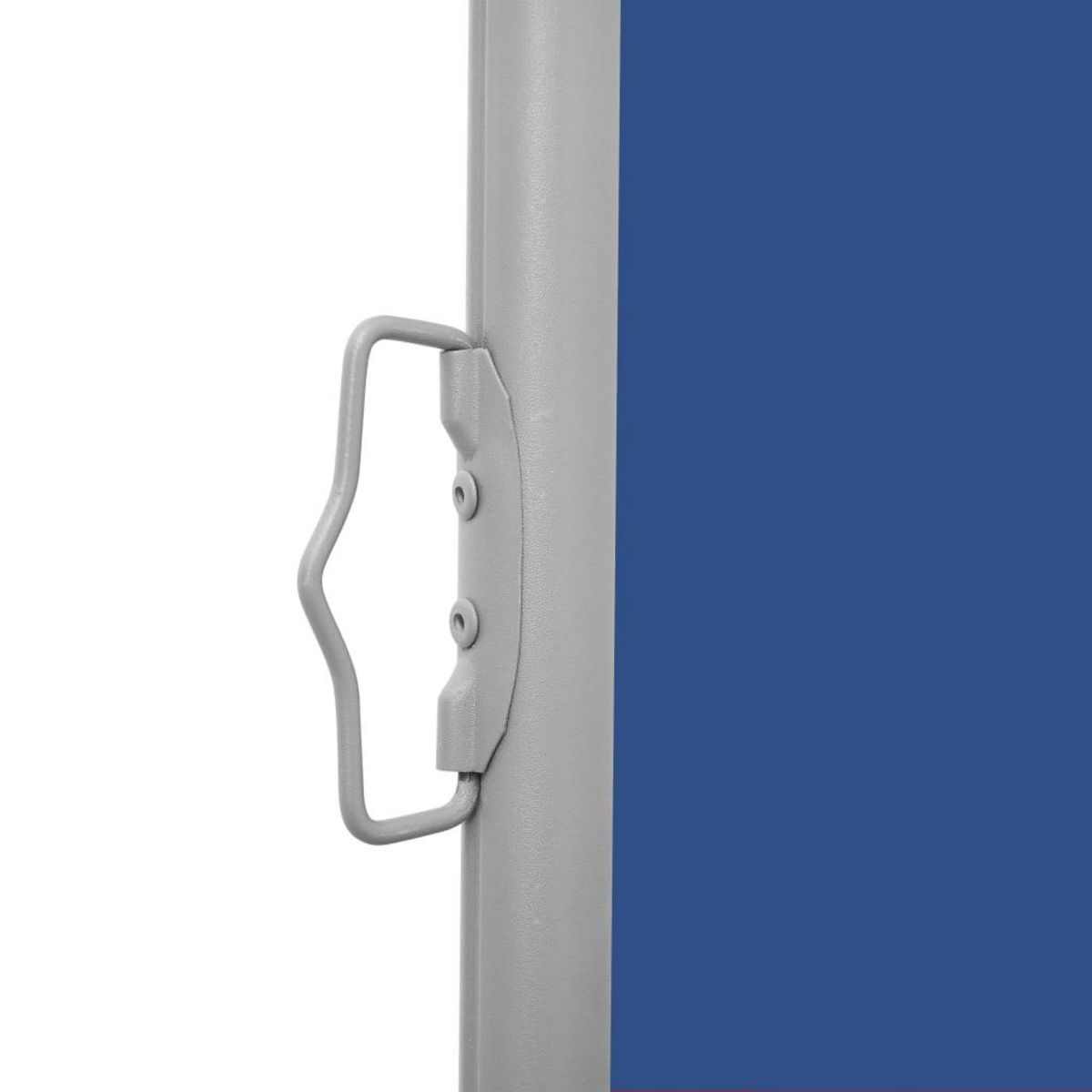VIDAXL Auvent lateral retractable de patio 140x600 cm bleu