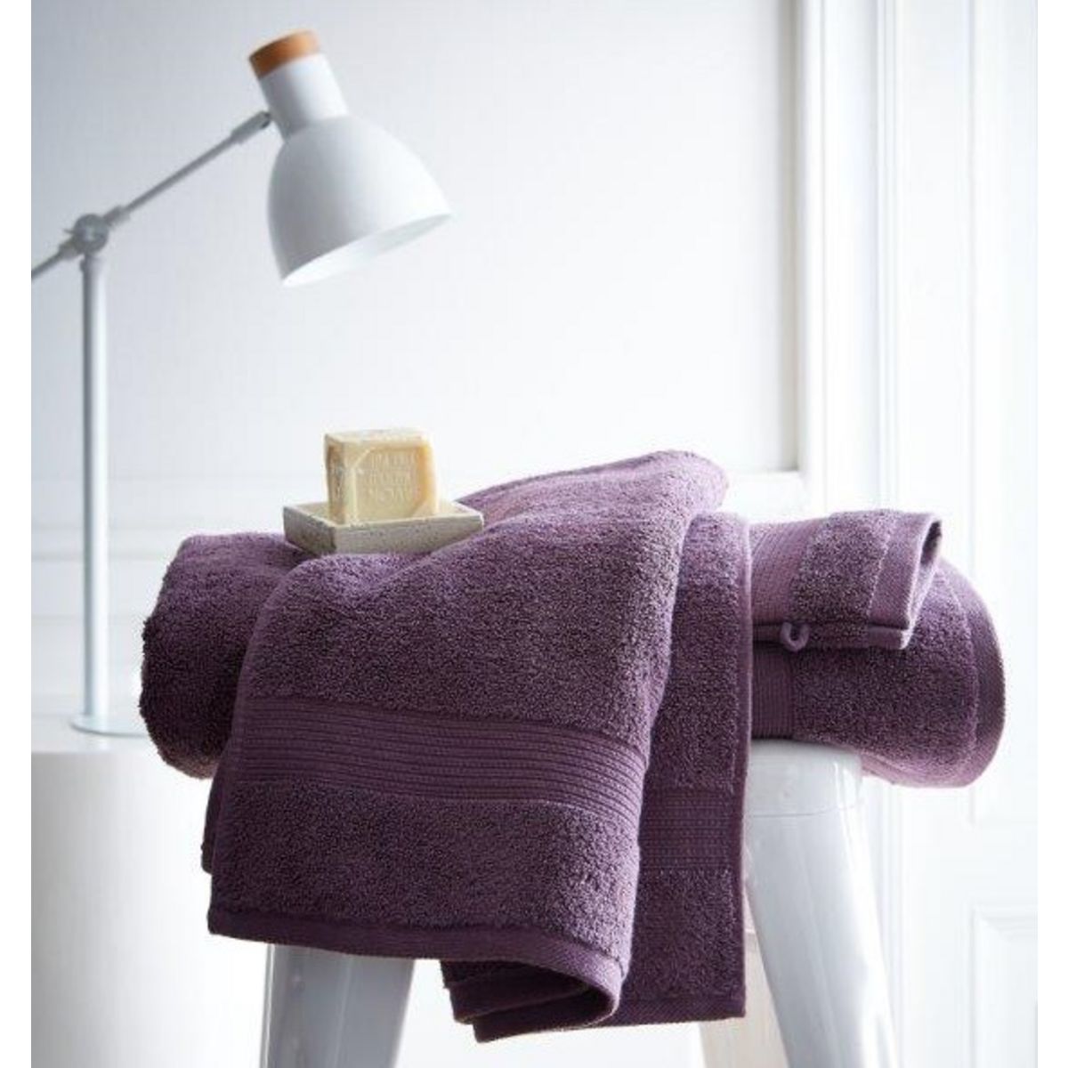 TODAY Lot 2 serviettes + 2 gants de toilette 500 g/m² JUS de FIGUE