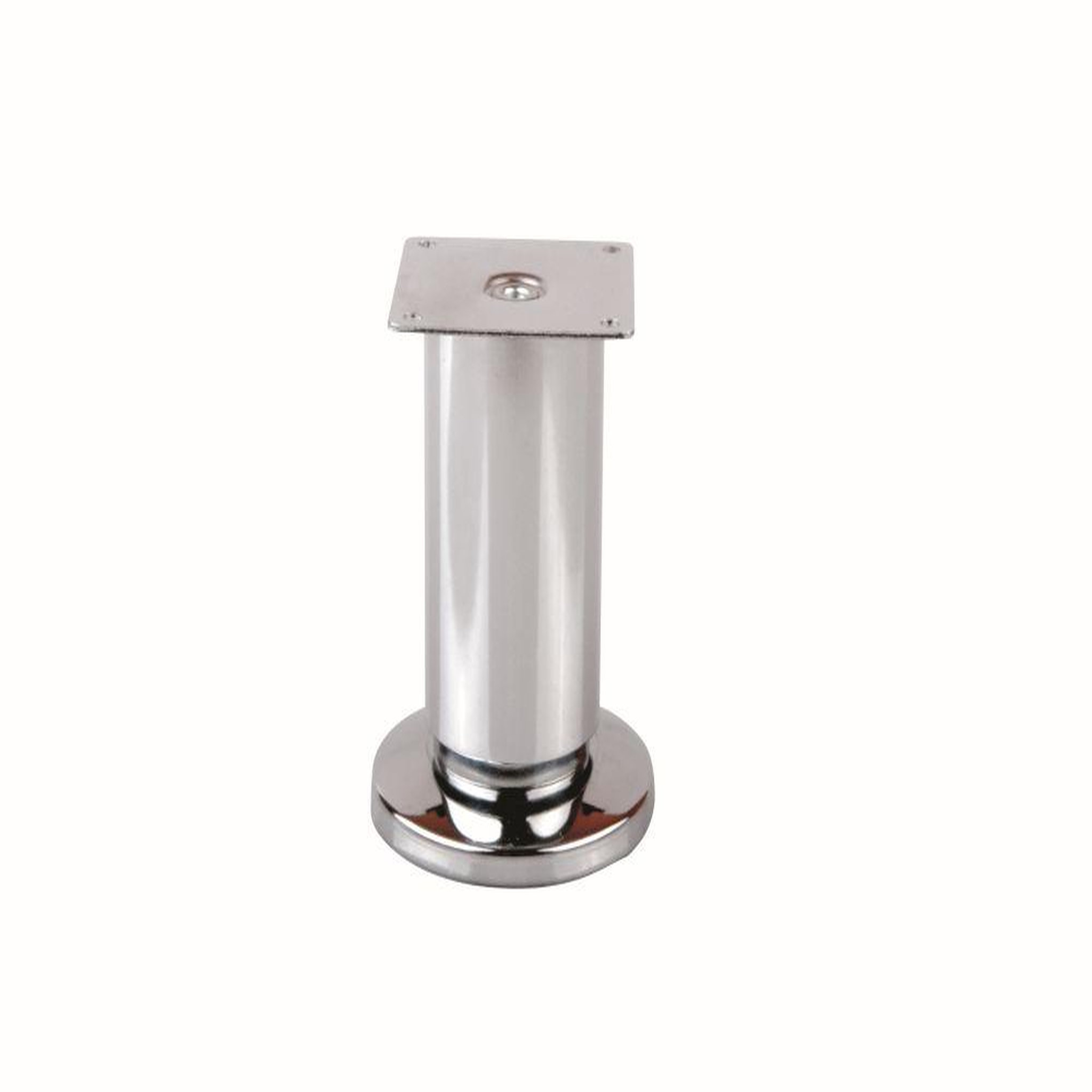 CENTRALE BRICO Pied de meuble fs001 100 mm réglable chrome brillant