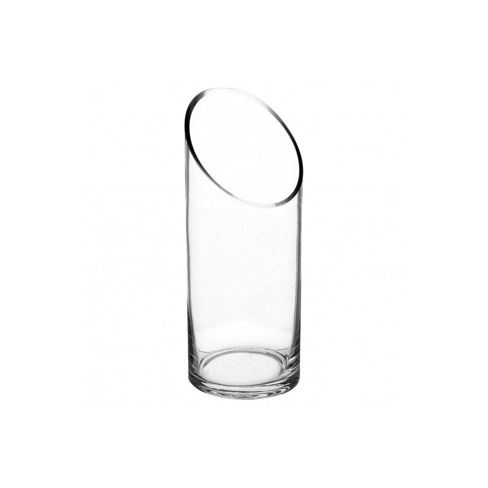 ATMOSPHERA Vase en verre  cylindrique  25cm transparent