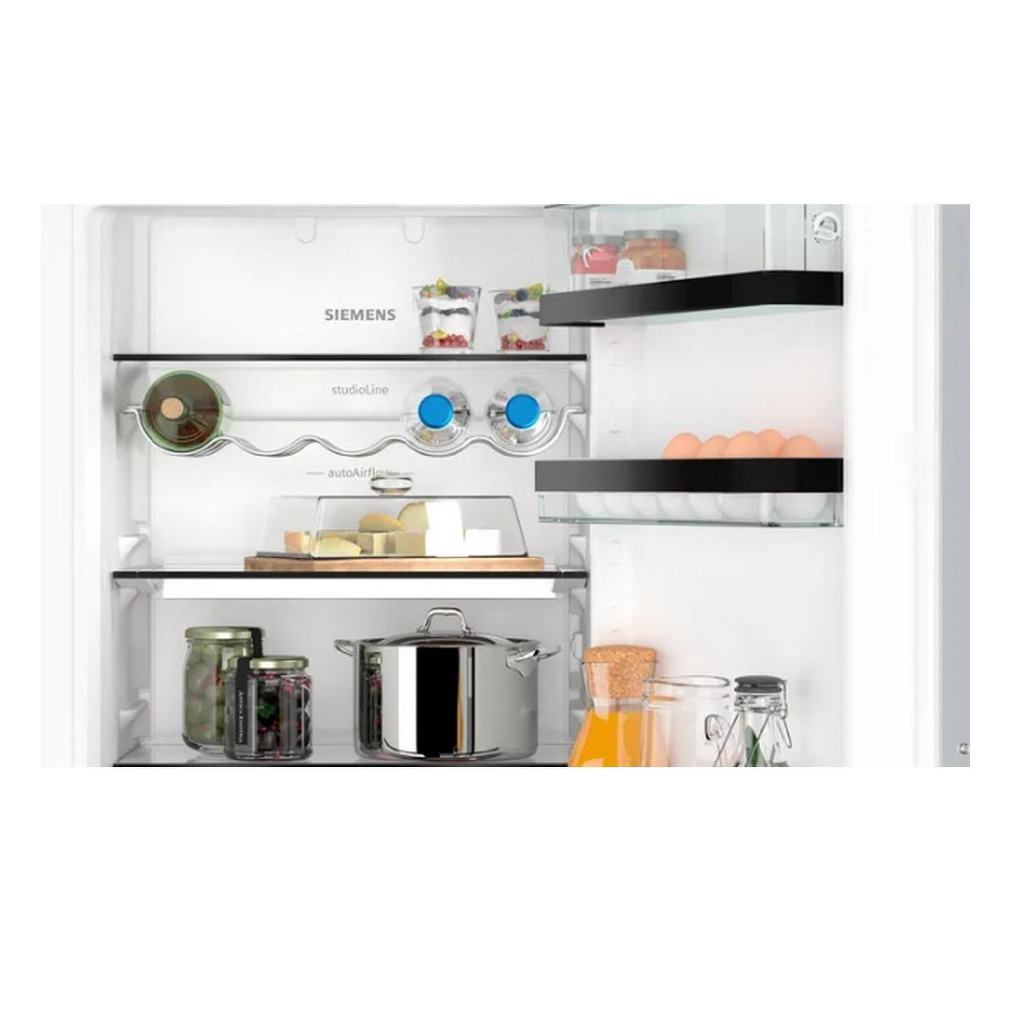 Voir la diapositive 4 : Siemens Réfrigérateur combiné intégrable à pantographe 260l - ki86nsdb0