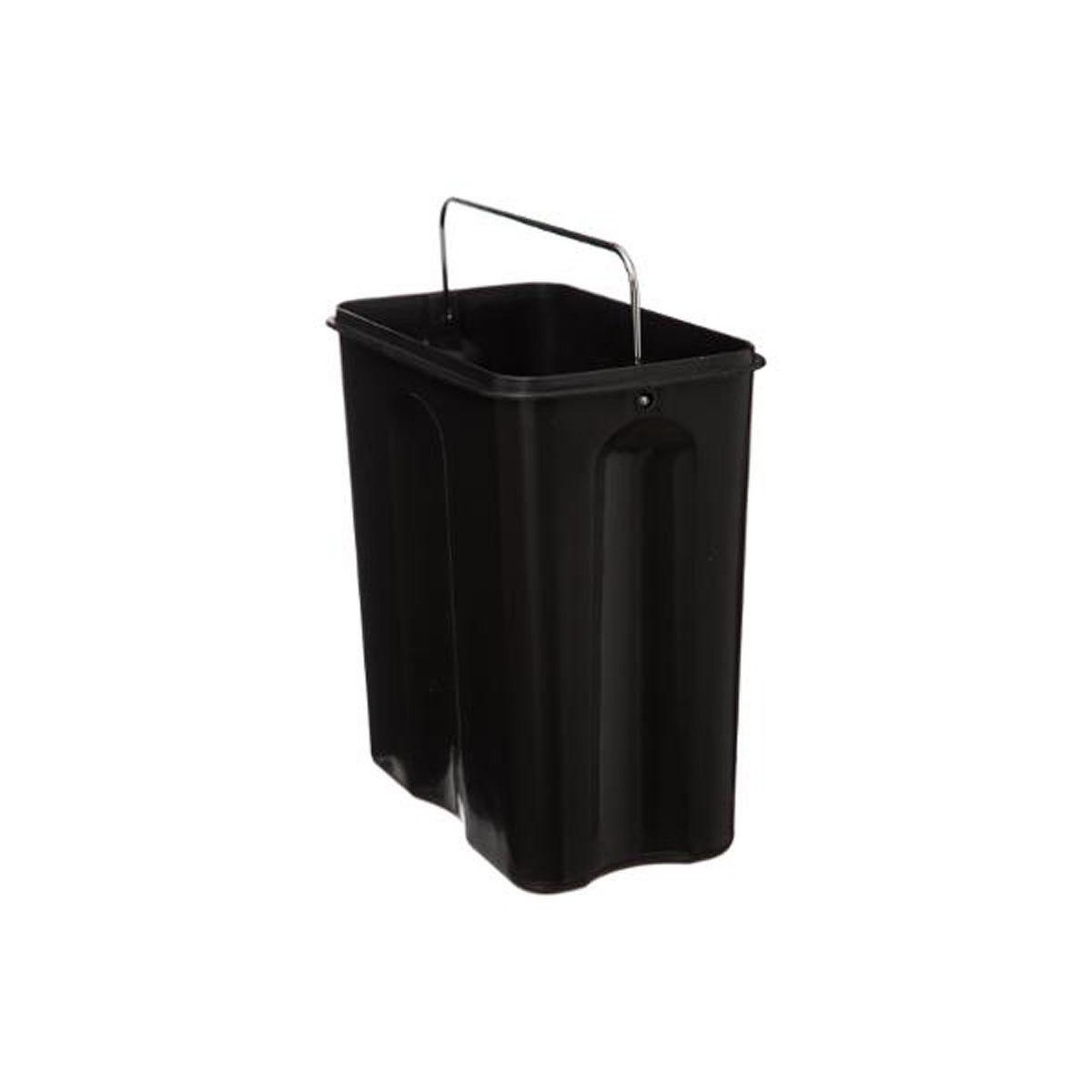 Voir la diapositive 2 : FIVE Poubelle de salle de bain inox  rectangle  5l argent