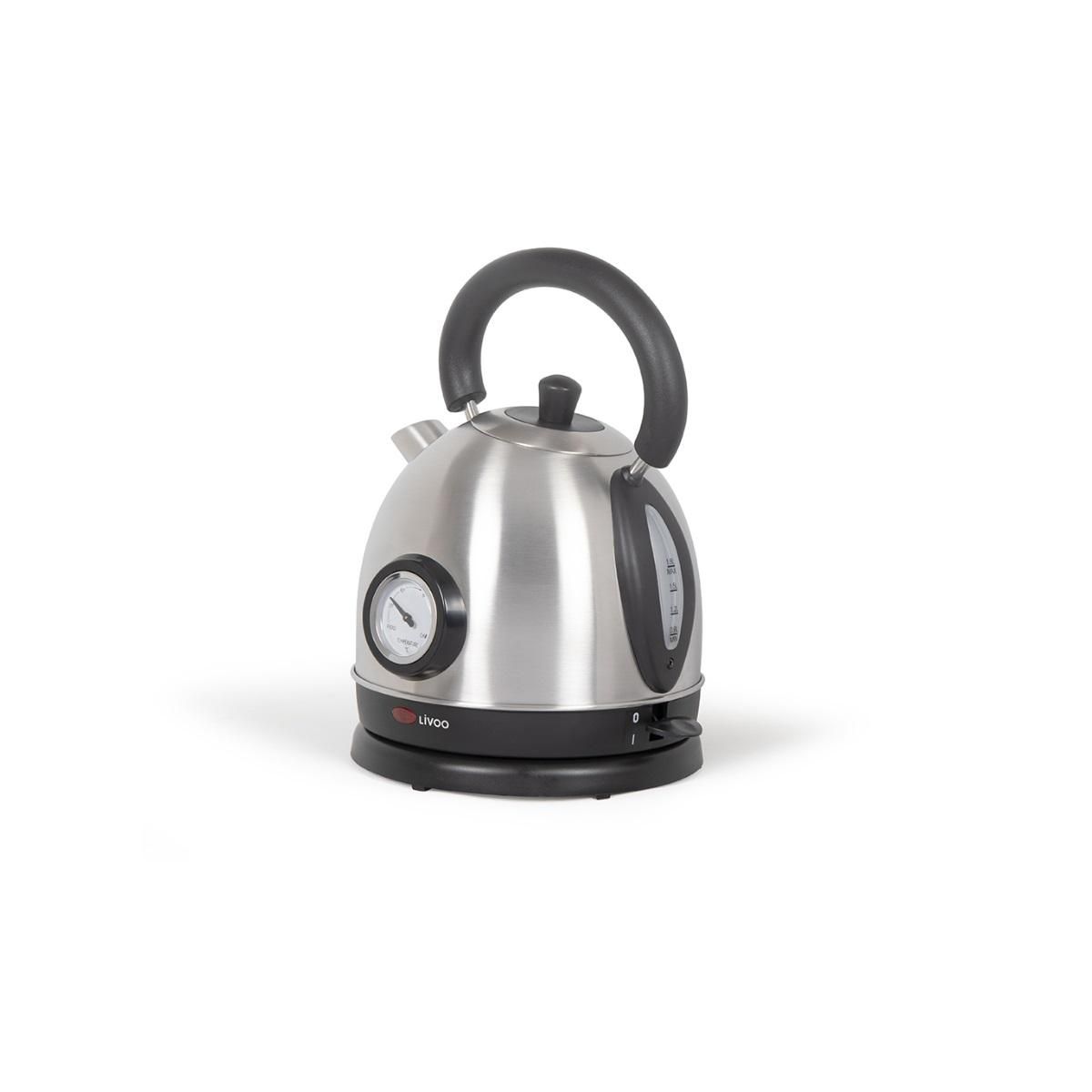 LIVOO Bouilloire sans fil 1.8l 1800w argent - DOD157S