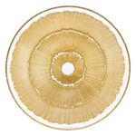 SECRET DE GOURMET Assiette de Présentation Plate  Celeste  33cm Doré