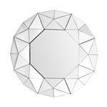 Paris Prix Miroir Mural Design  Vulcanus  70cm Argent