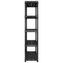 Voir la diapositive 4 : VIDAXL Etagere de rangement a 5 niveaux Noir 340x40x185 cm Plastique