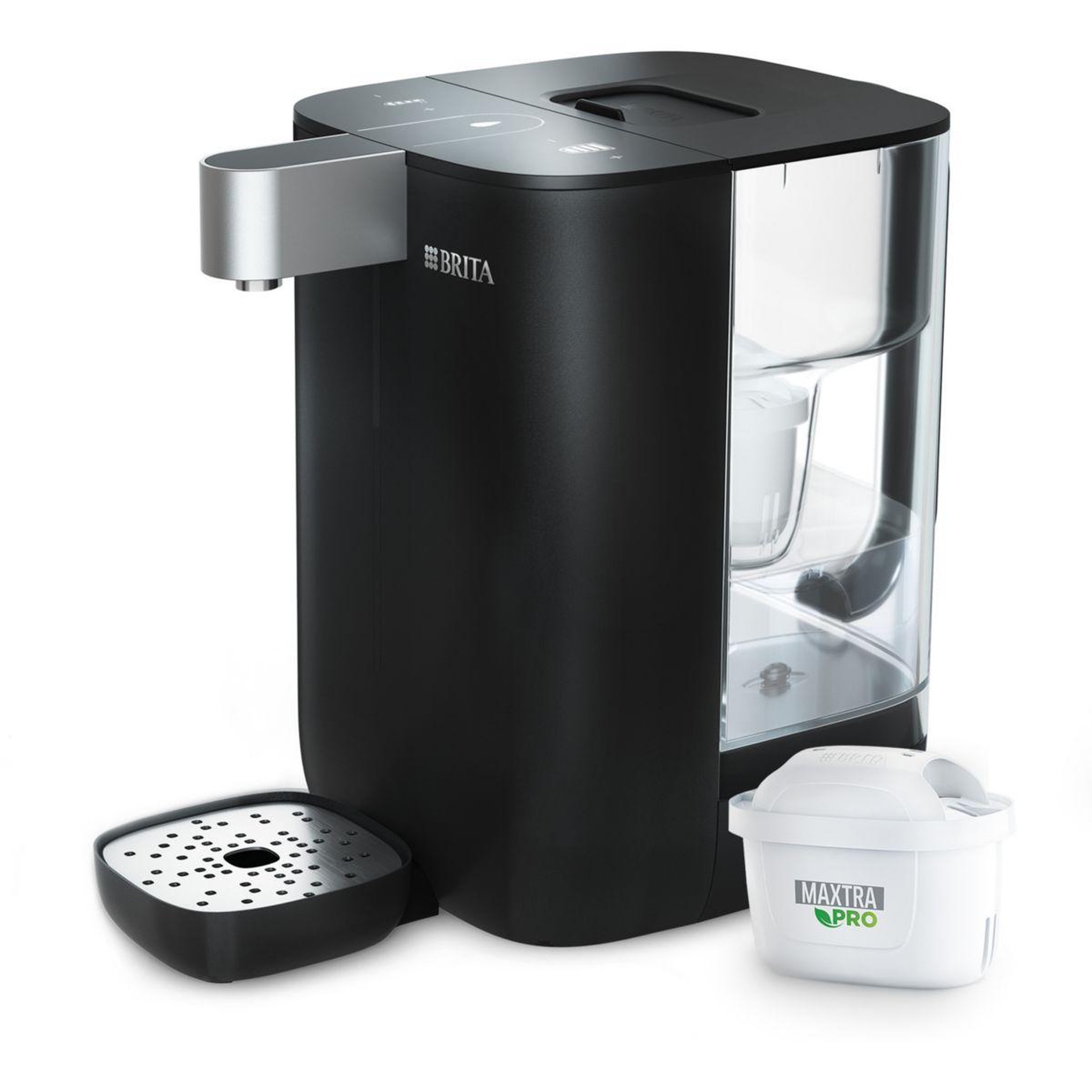 Brita Fontaine à eau CUBE (4.0 L) technologie UV-C & filtre à eau MAXTRA PRO Expert anti-tartre