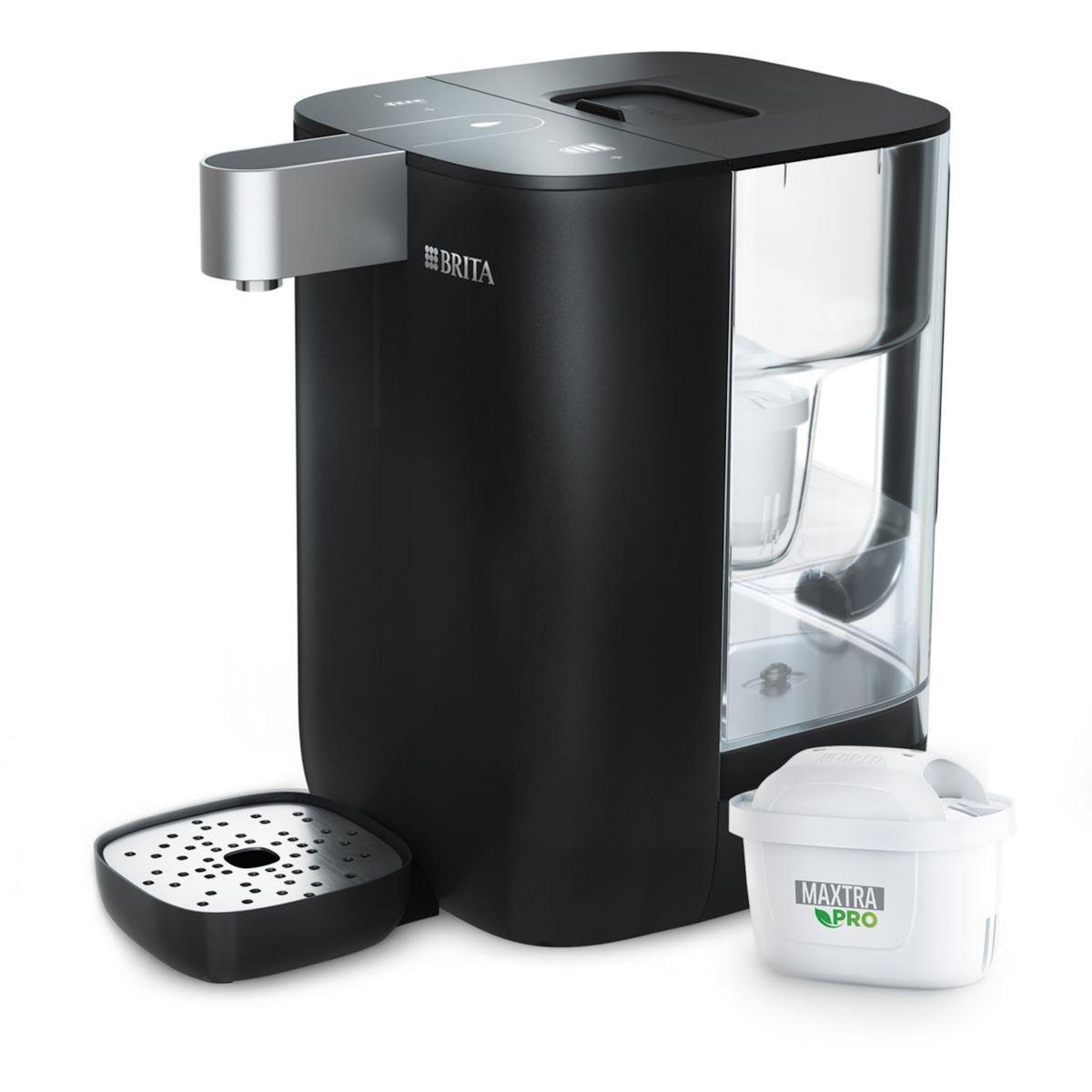 Brita Fontaine à eau CUBE (4.0 L) technologie UV-C & filtre à eau MAXTRA PRO Expert anti-tartre