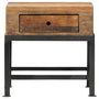 Voir la diapositive 3 : VIDAXL Table de chevet 40 x 35 x 40 cm bois de recuperation massif