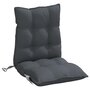 Voir la diapositive 5 : VIDAXL Coussins de chaise a dossier bas lot de 2 anthracite