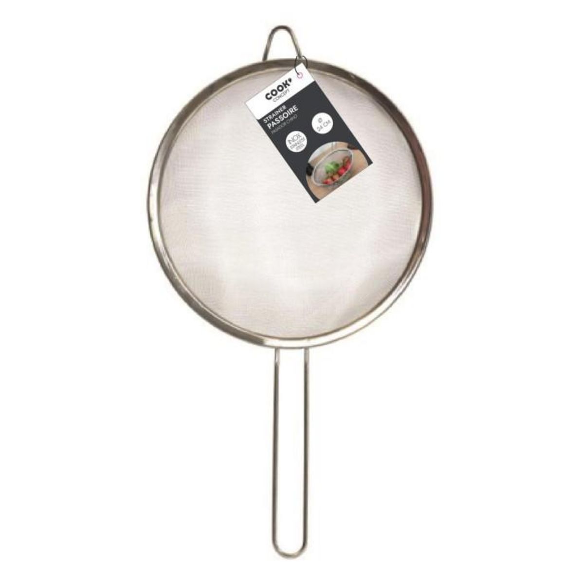 Paris Prix Passoire Tamis  Inox  24cm Argent