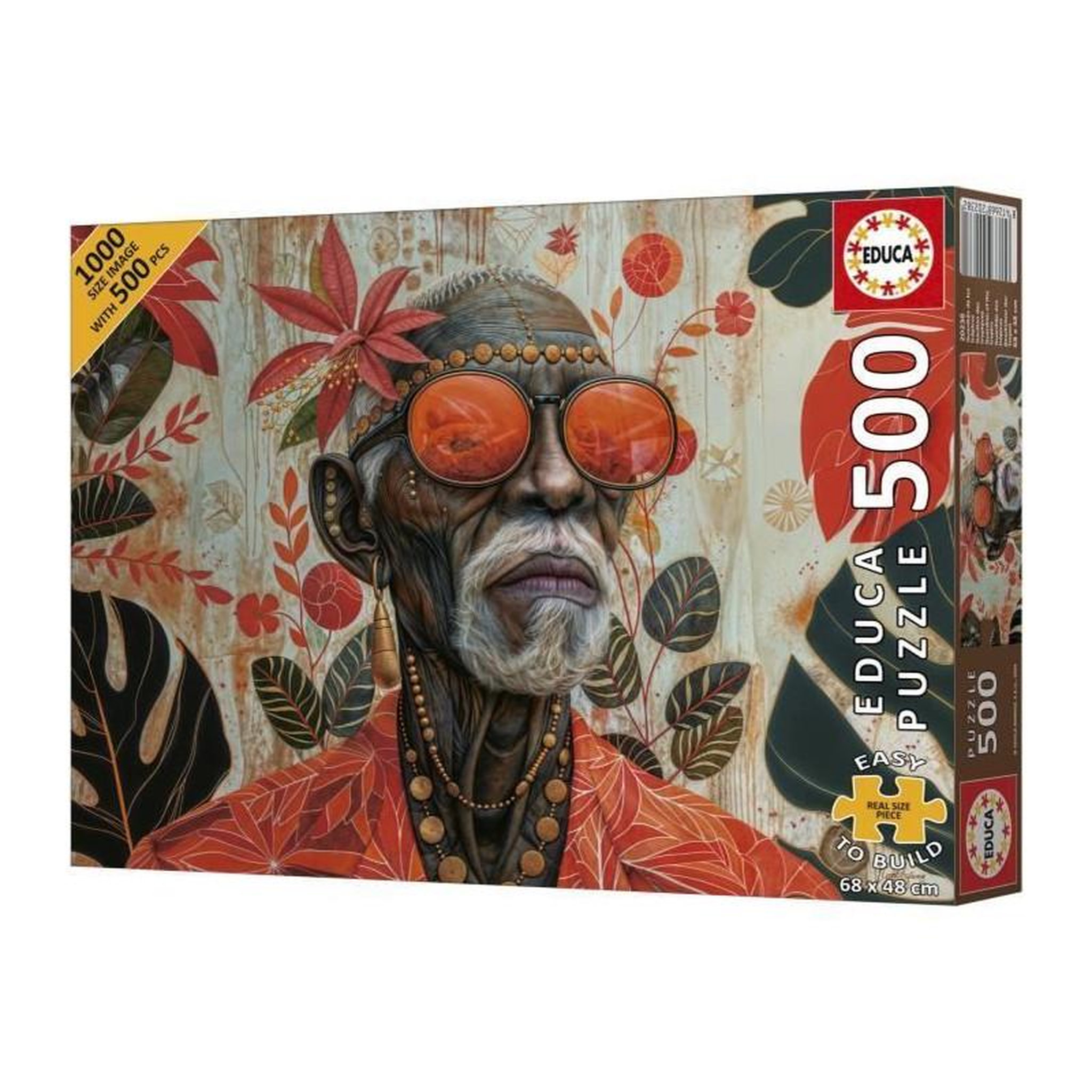 Voir la diapositive 3 : EDUCA Puzzle 500 pièces - Gardien des Tropiques - Paysage et nature - 68 x 48 cm - Educa