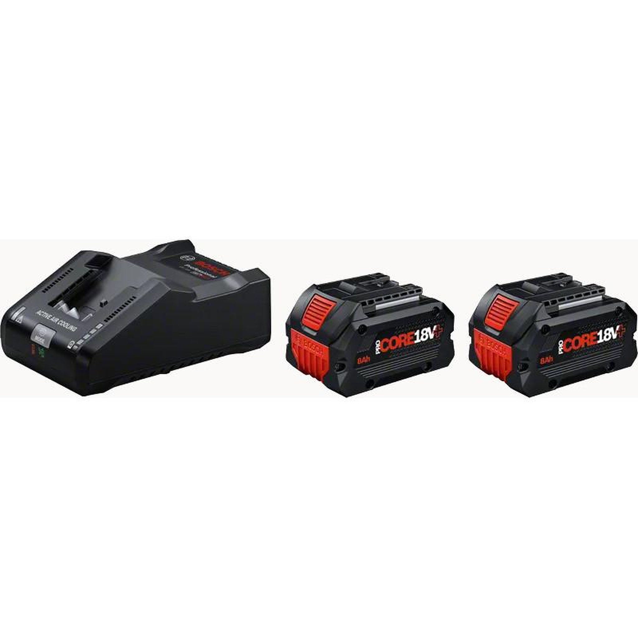 Voir la diapositive 2 : BOSCH Pack de 2 batteries ProCORE18V 8.0Ah + chargeur GAL 18V 160 BOSCH 1600A02X03