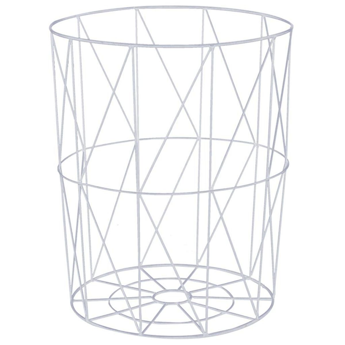 VIDAXL Table basse Blanc Ø 47 cm