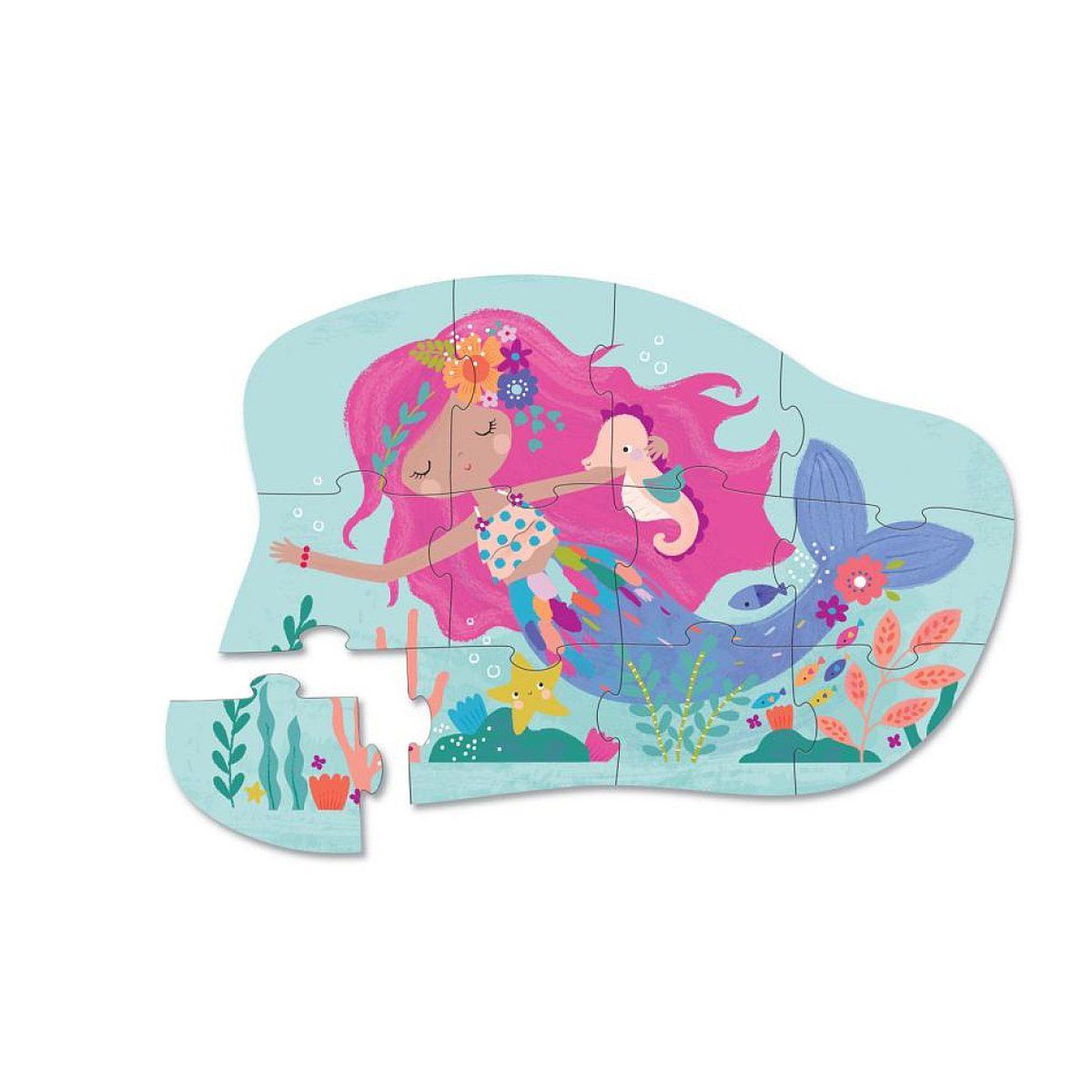 Voir la diapositive 2 : CROCODILE CREEK Mini puzzle reve de sirene 12 pc
