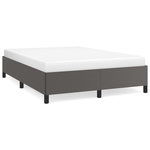 VIDAXL Cadre de lit sans matelas gris 140x190 cm similicuir