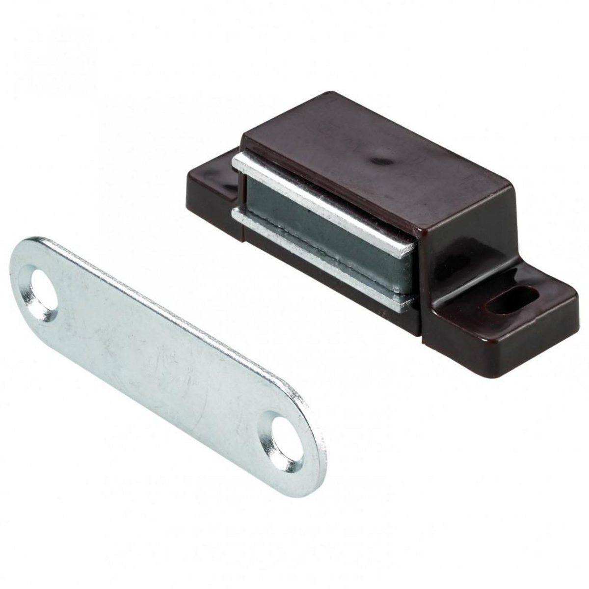 CENTRALE BRICO Lot de 4 loqueteaux magnétiques plastique HETTICH, L.14.5 x l.45.3 mm