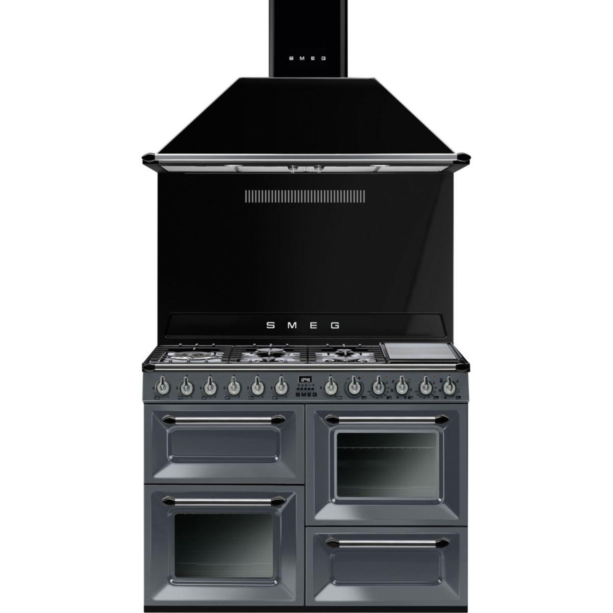 Voir la diapositive 3 : SMEG Hotte décorative murale KT110GRE
