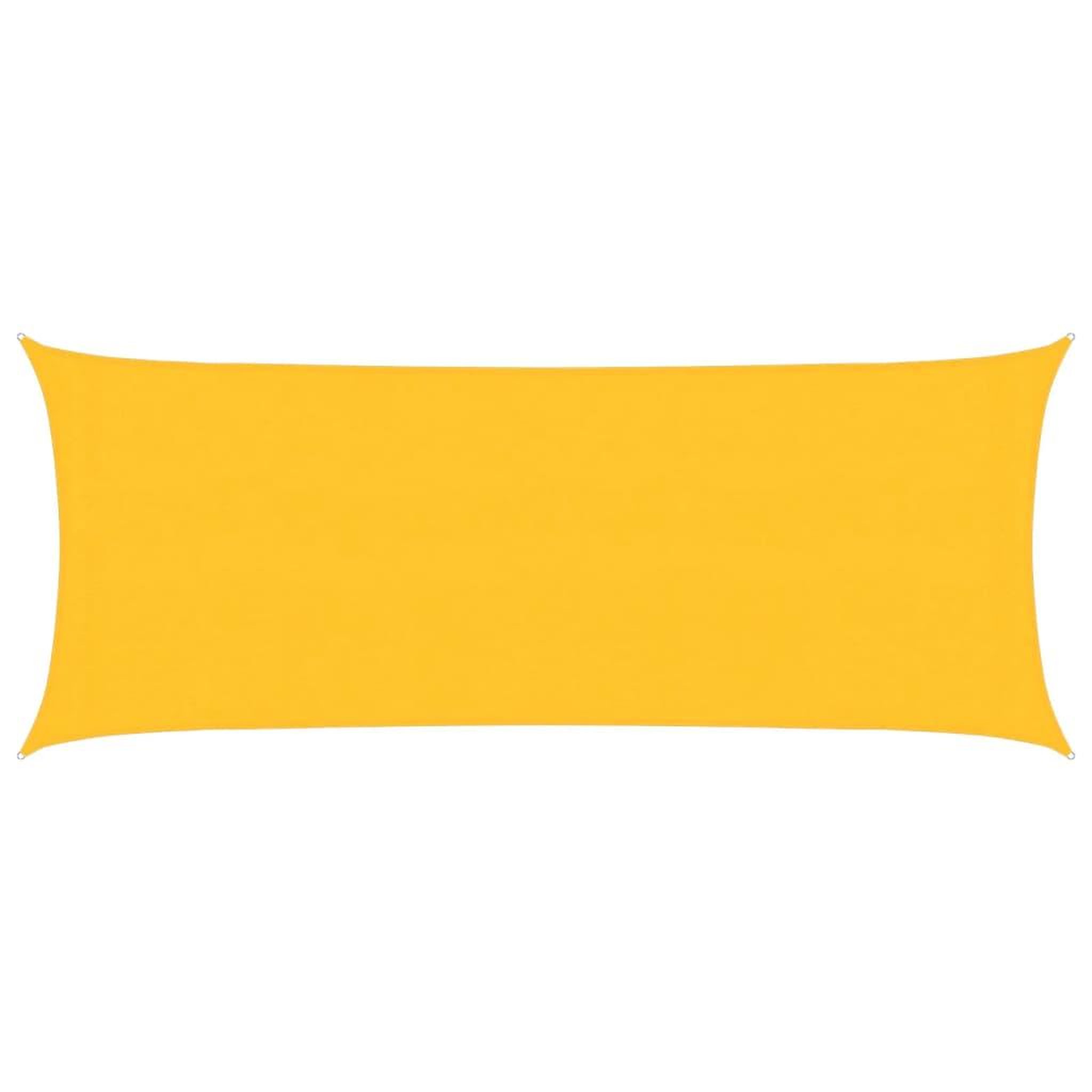 Voir la diapositive 2 : VIDAXL Voile d'ombrage 160 g/m^2 Jaune 2x5 m PEHD