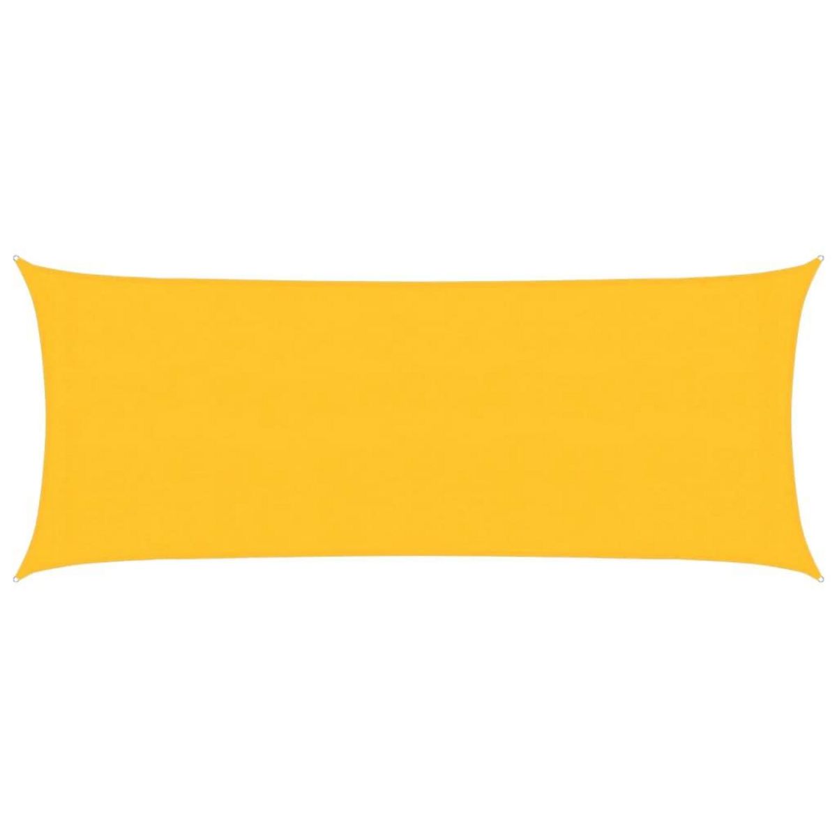 VIDAXL Voile d'ombrage 160 g/m^2 Jaune 2x5 m PEHD