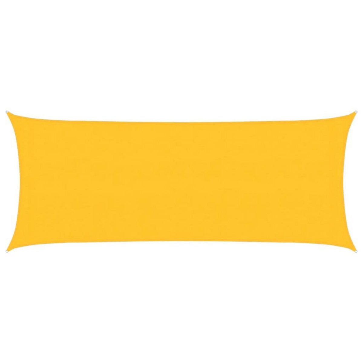 VIDAXL Voile d'ombrage 160 g/m^2 Jaune 2x5 m PEHD