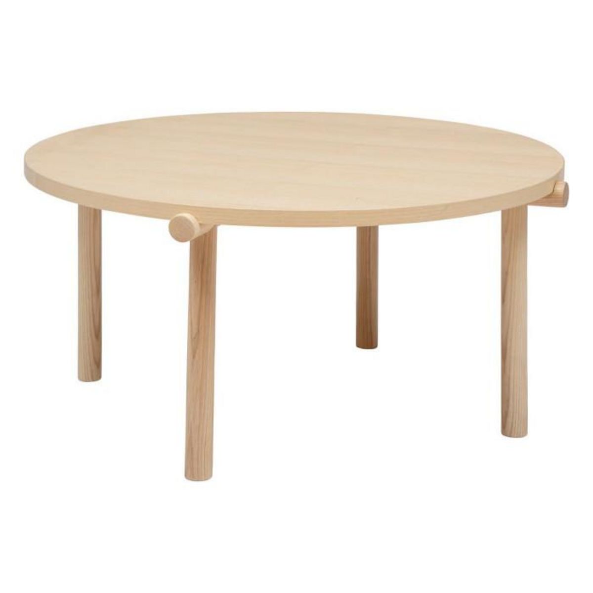 ATMOSPHERA Table Basse Ronde  Arden  82cm Beige