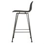 Voir la diapositive 3 : Rendez vous déco Lot de 2 chaises de bar mi-hauteur 63 cm en résine tressée marron - Jigani
