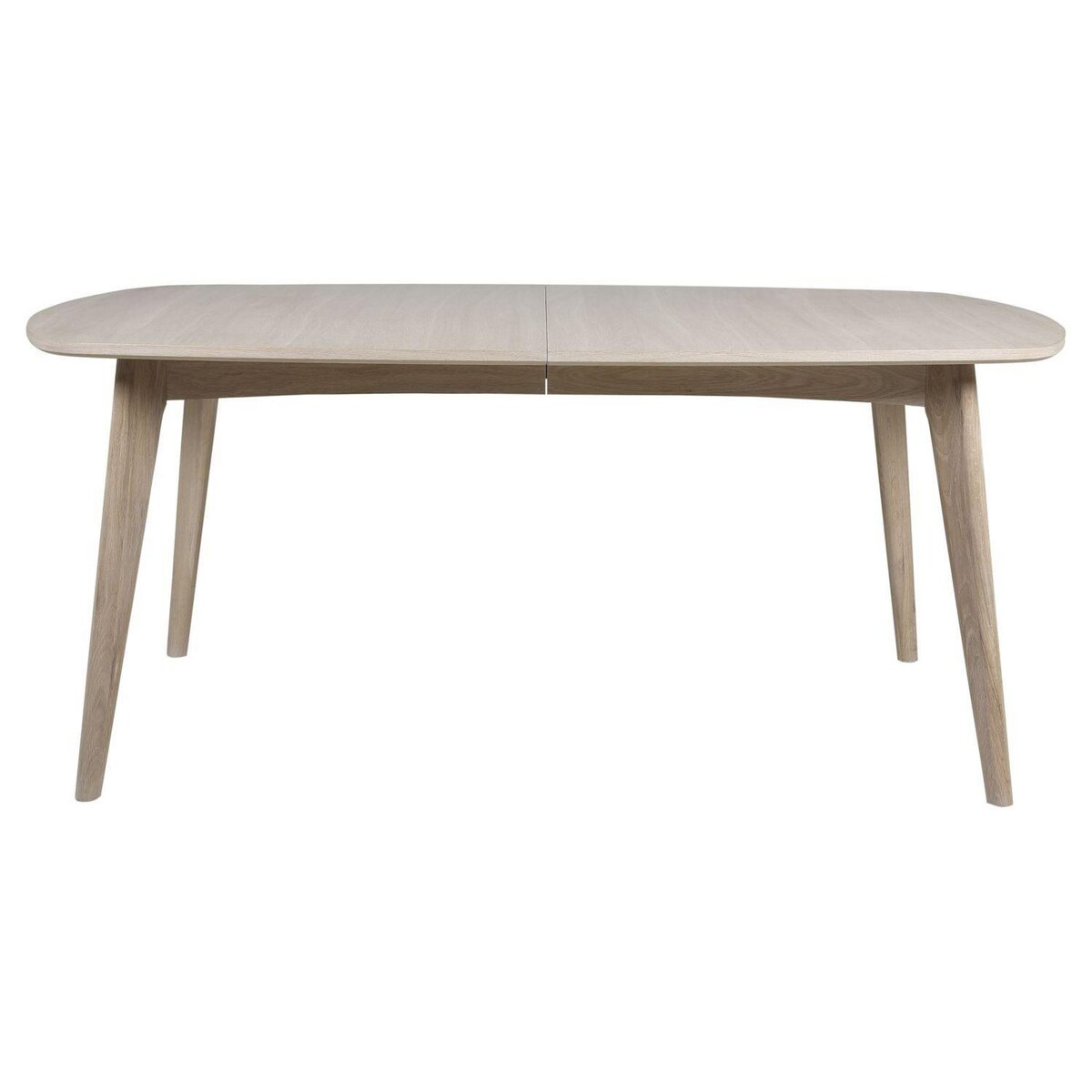 TOILINUX Table à manger extensible 6 à 8 places en MDF - Beige