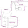 Voir la diapositive 6 : VIDAXL Fauteuil de massage inclinable electrique Vert fonce Tissu