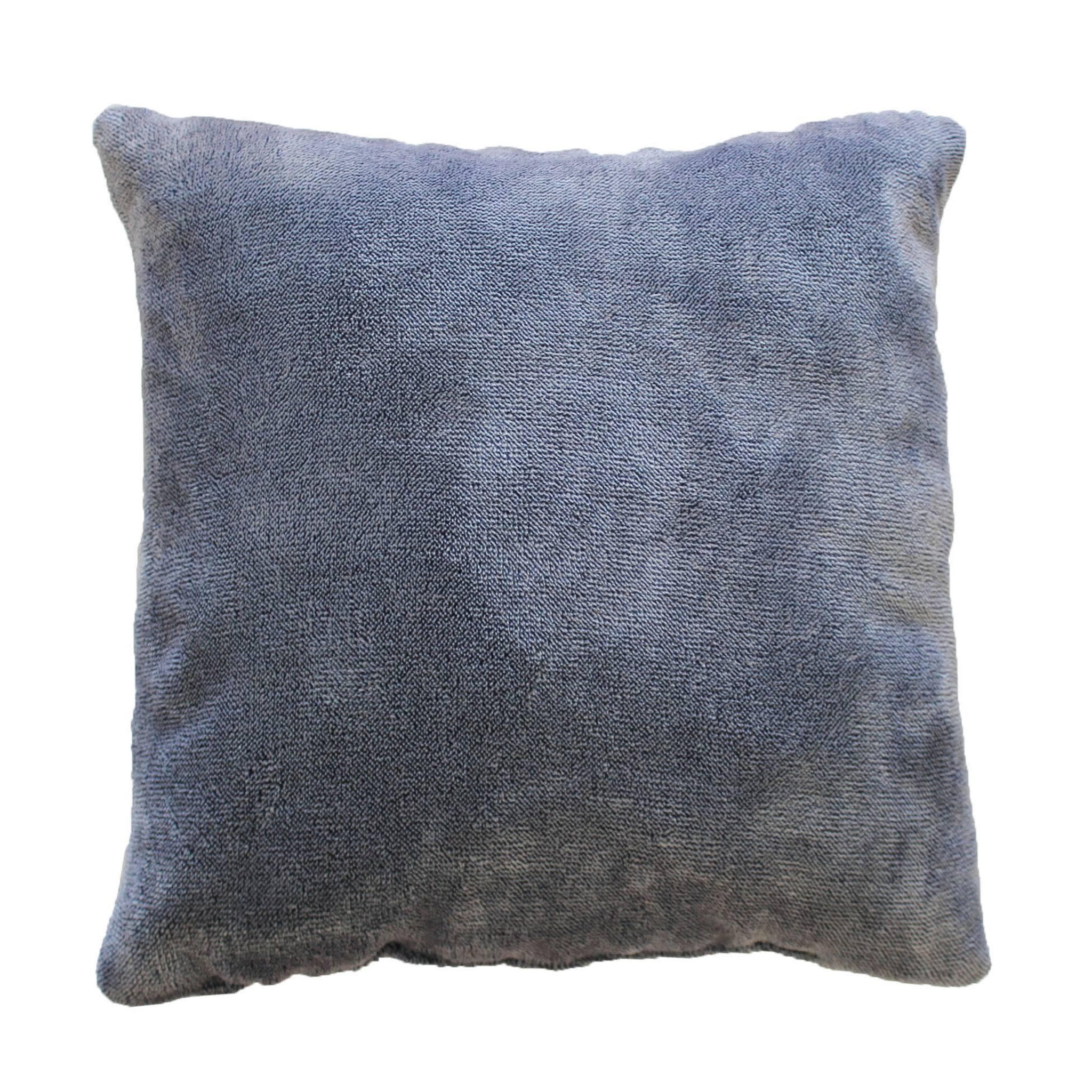 Eden Coussin polyester flanelle sweden bleu 40 x 40 cm