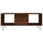 Voir la diapositive 5 : VIDAXL Table basse Chene marron 90x50x36,5 cm Bois d'ingenierie