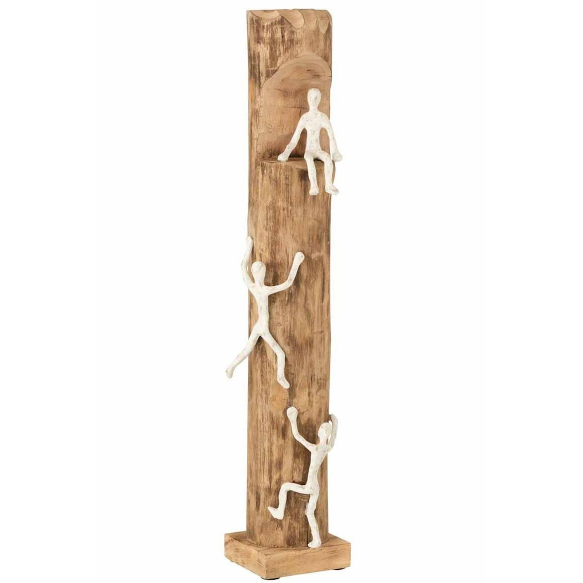 Paris Prix Statue  3 Personnages Grimpant  73cm Naturel