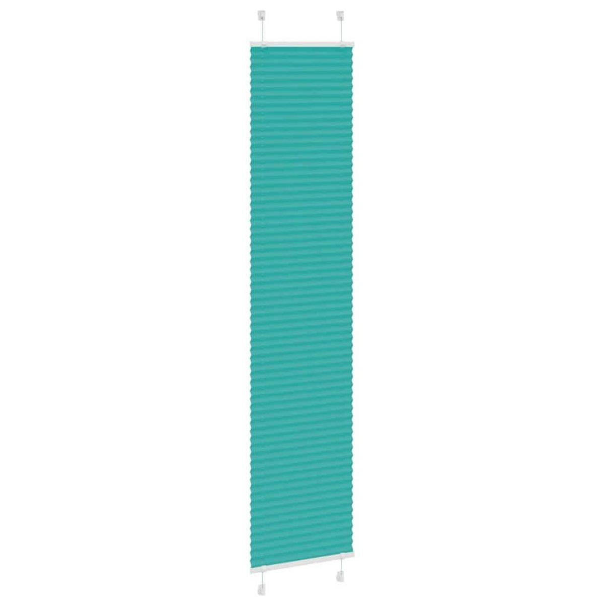 VIDAXL Store plisse vert petrole 50x200 cm largeur du tissu 49,4 cm