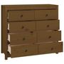 Voir la diapositive 3 : VIDAXL Armoire laterale Marron Miel 100x40x90 cm Bois de pin massif